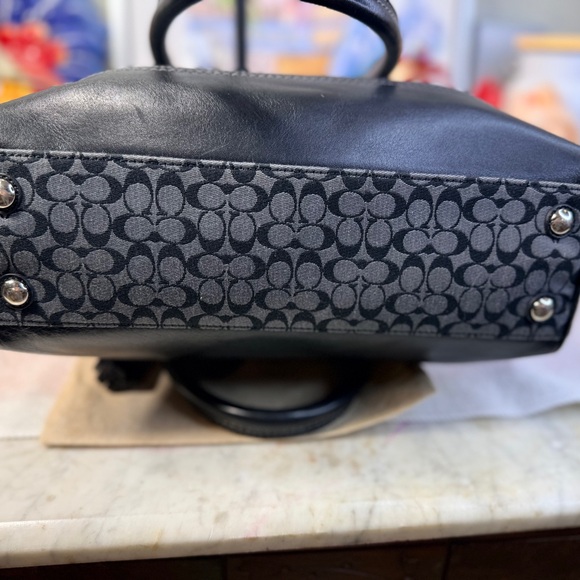 Coach Legacy Signature Stripe Candace Carryall - Picture 7 of 12